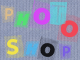 Кисти "Наклеенные буквы" для Adobe Photoshop