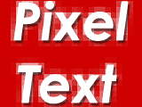 Пиксельный текст